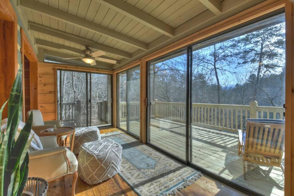 Waywish Waterfront Cabin In Blue Ridge Mountains Kültér fotó
