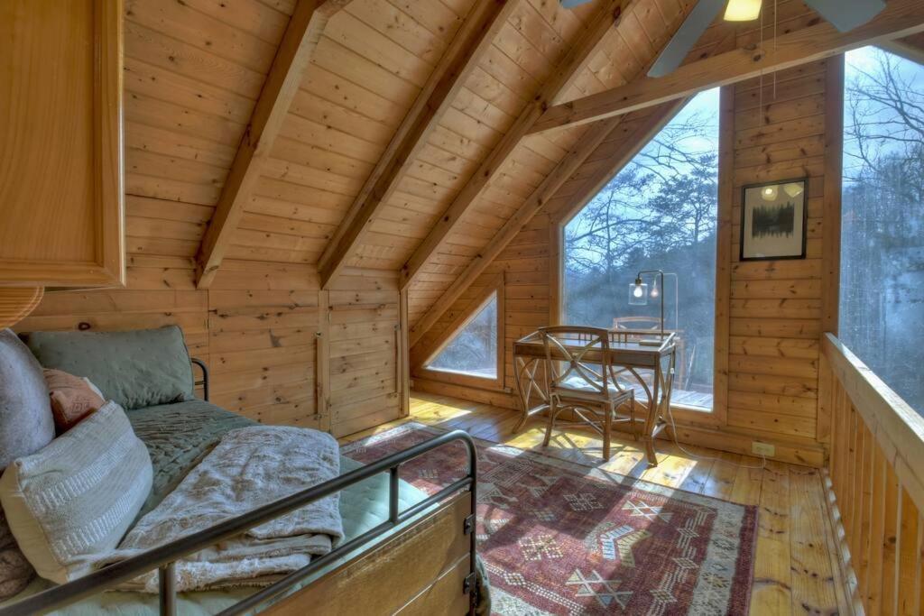 Waywish Waterfront Cabin In Blue Ridge Mountains Kültér fotó
