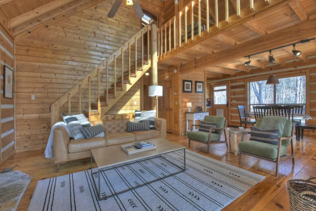 Waywish Waterfront Cabin In Blue Ridge Mountains Kültér fotó