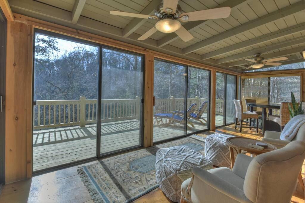 Waywish Waterfront Cabin In Blue Ridge Mountains Kültér fotó