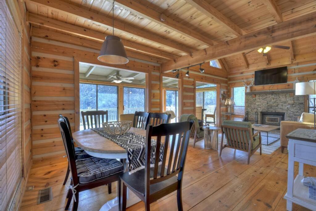 Waywish Waterfront Cabin In Blue Ridge Mountains Kültér fotó