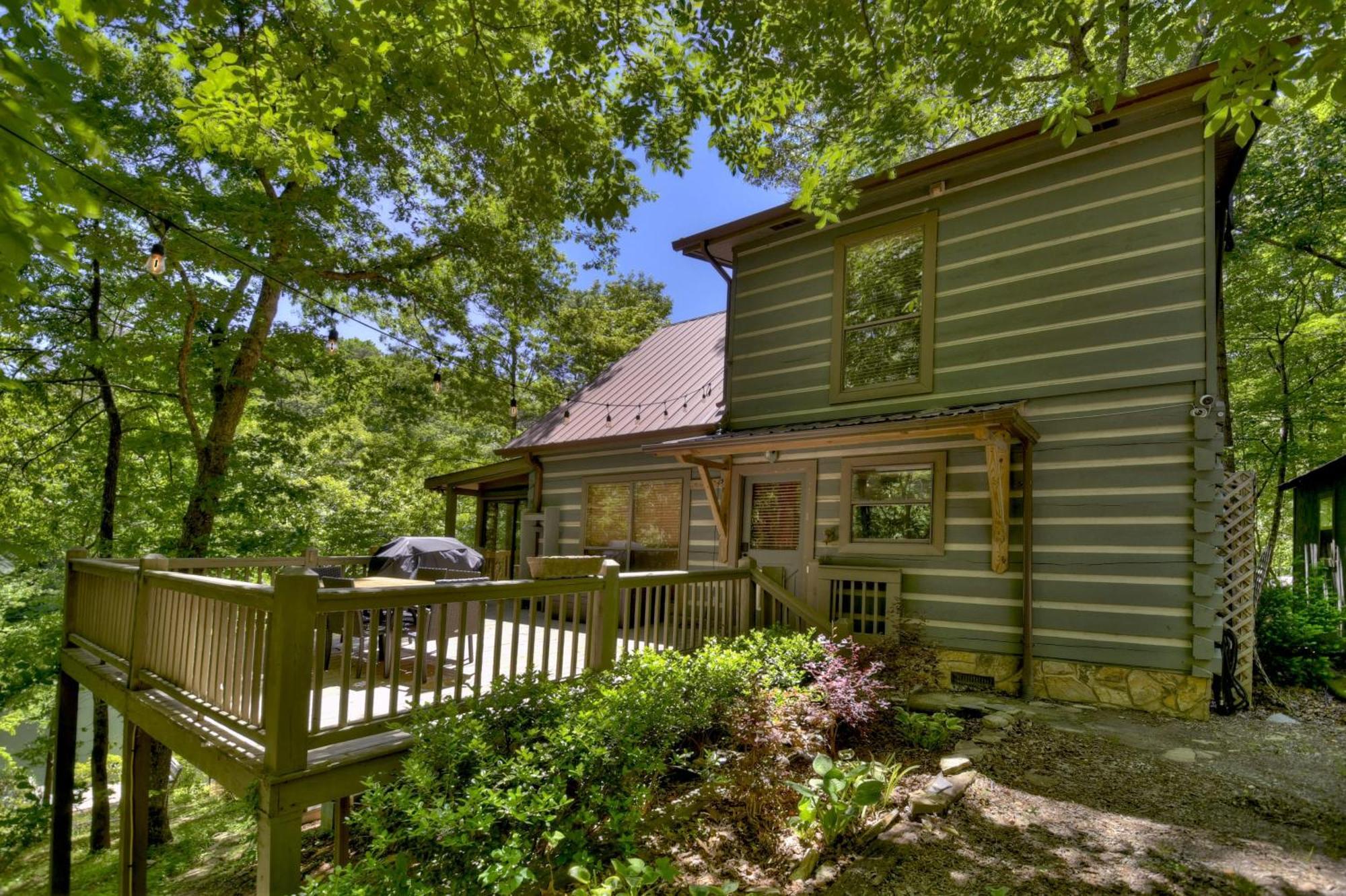Waywish Waterfront Cabin In Blue Ridge Mountains Kültér fotó