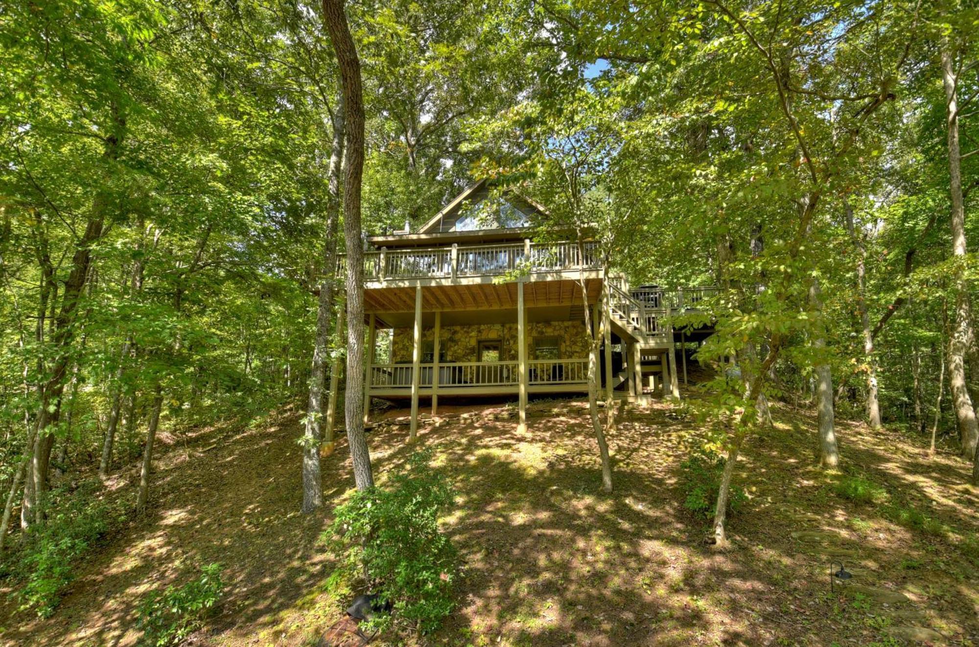 Waywish Waterfront Cabin In Blue Ridge Mountains Kültér fotó