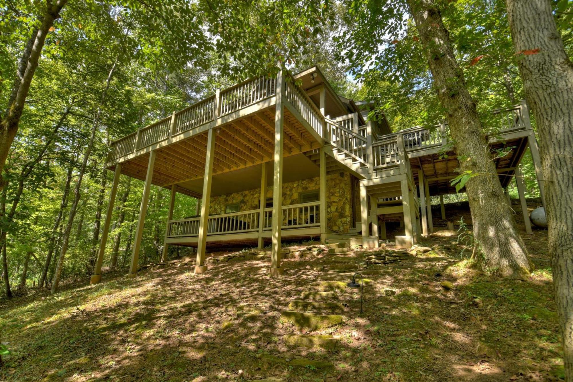 Waywish Waterfront Cabin In Blue Ridge Mountains Kültér fotó