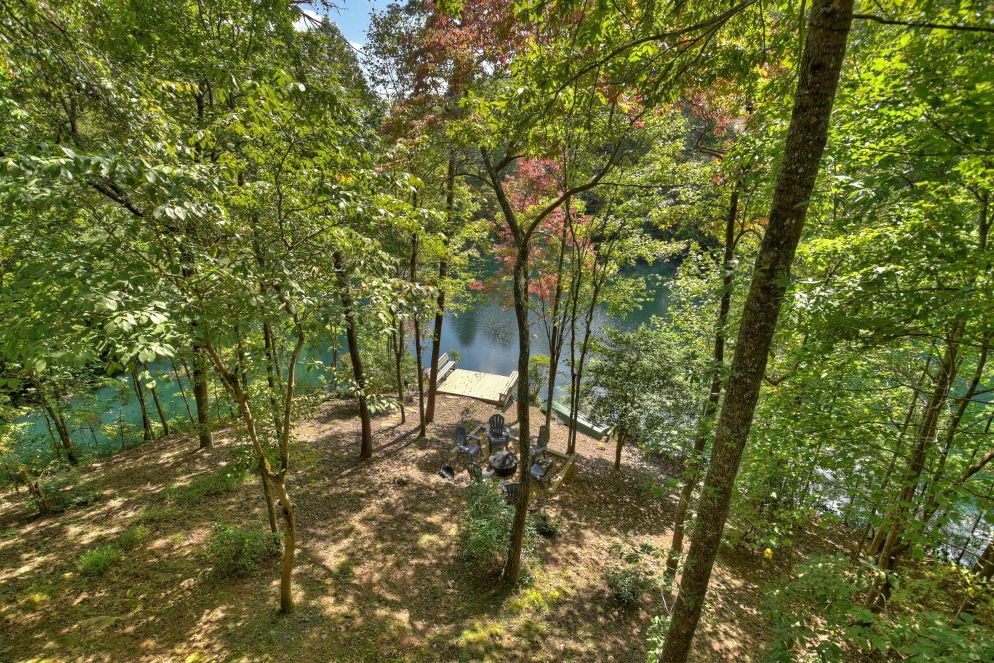 Waywish Waterfront Cabin In Blue Ridge Mountains Kültér fotó