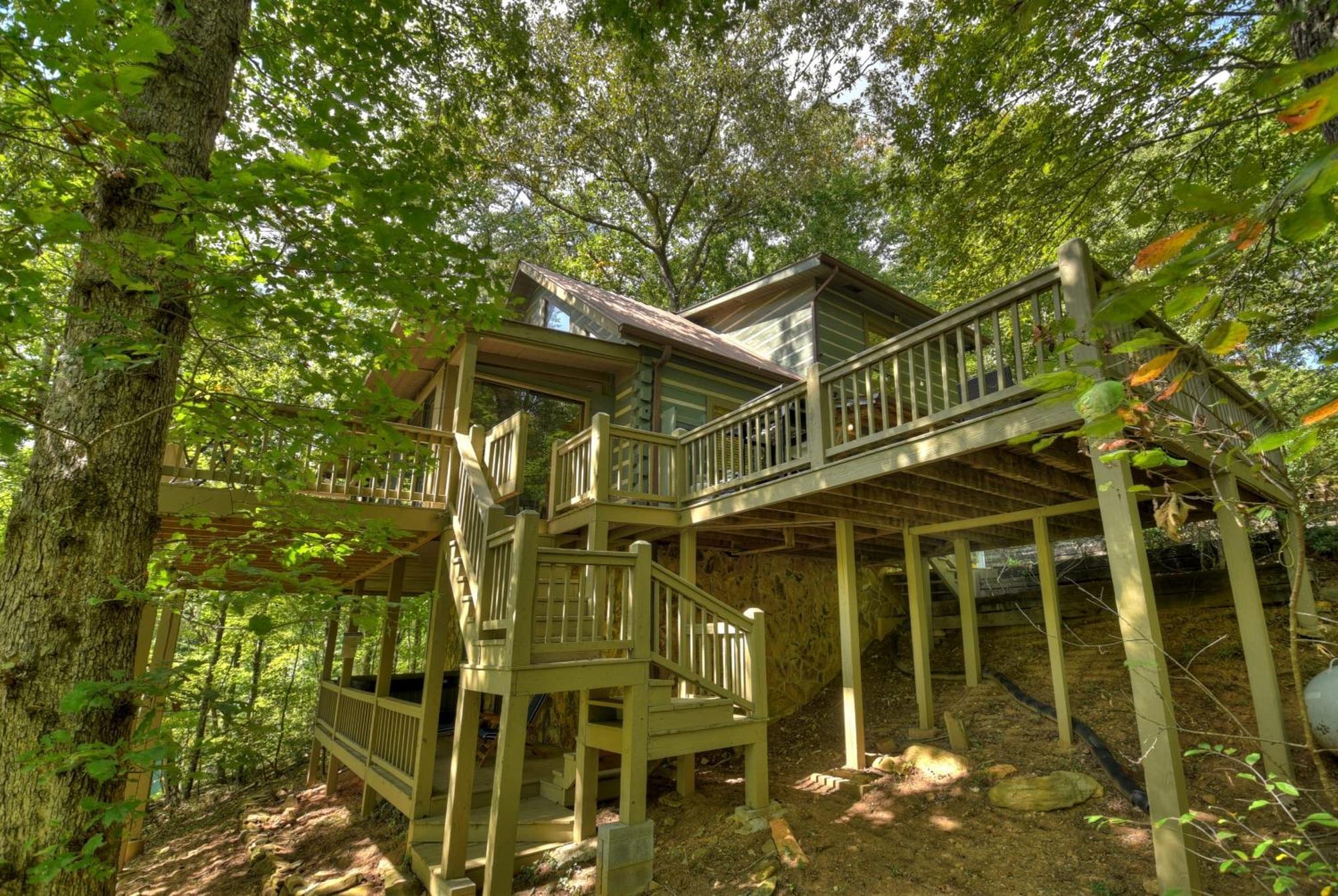 Waywish Waterfront Cabin In Blue Ridge Mountains Kültér fotó